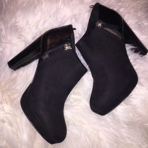 Black hm booties